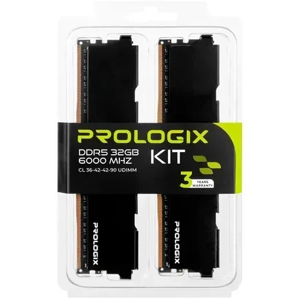 Оперативная память Prologix 32 GB (2x16GB) DDR5 6000 MHz (PRO32GB6000B5K) - изображение 6
