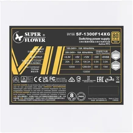 Блок живлення Super Flower LEADEX VII XG 1300W (SF-1300F14XG White) - зображення 5