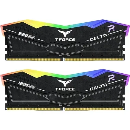 Оперативная память TEAM 32 GB (2x16GB) DDR5 6400 MHz T-Force Delta RGB Black (FF3D532G6400HC40BDC01) - Фото 1 Оперативная память TEAM 32 GB (2x16GB) DDR5 6400 MHz T-Force Delta RGB Black (FF3D532G6400HC40BDC01) - изображение 1