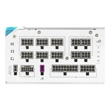 Блок питания ASUS ROG Thor 1200W Platinum III White Edition (90YE00V5-B0NA00) - Фото 5 Блок питания ASUS ROG Thor 1200W Platinum III White Edition (90YE00V5-B0NA00) - изображение 5