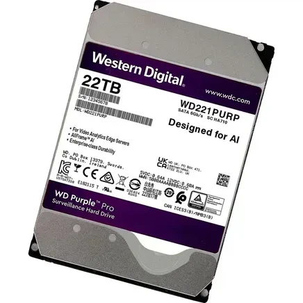 Жесткий диск WD Purple Pro 22 TB (WD221PURP) - изображение 4