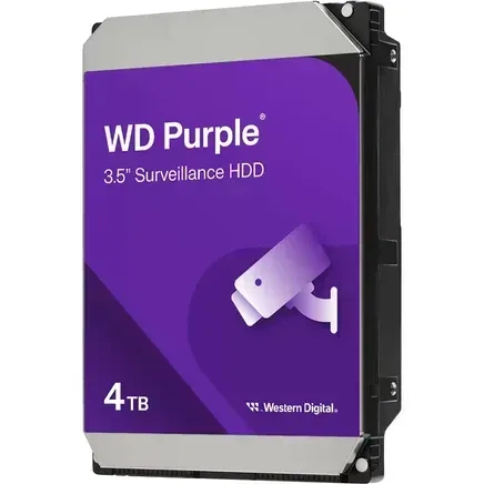 Жорсткий диск WD Purple 4 TB Cache 128MB (WD44PURZ) - Фото 1 Жорсткий диск WD Purple 4 TB Cache 128MB (WD44PURZ) - зображення 1