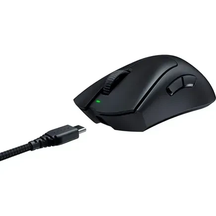 Мышь Razer DeathAdder V3 Pro Black Smooth-Touch + HyperPolling Wireless Dongle (RZ01-04630300-R3WL) - Фото 3 Мышь Razer DeathAdder V3 Pro Black Smooth-Touch + HyperPolling Wireless Dongle (RZ01-04630300-R3WL) - изображение 3