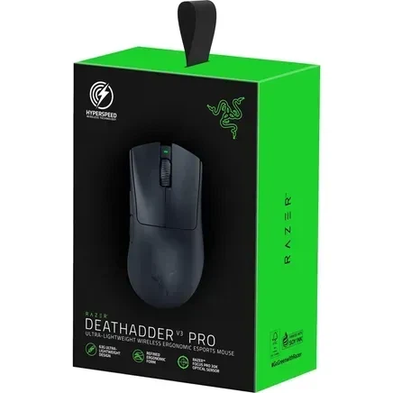 Мышь Razer DeathAdder V3 Pro Black Smooth-Touch + HyperPolling Wireless Dongle (RZ01-04630300-R3WL) - Фото 8 Мышь Razer DeathAdder V3 Pro Black Smooth-Touch + HyperPolling Wireless Dongle (RZ01-04630300-R3WL) - изображение 8