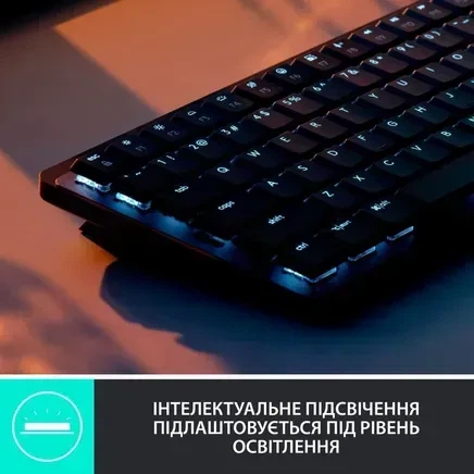 Клавіатура Logitech MX Mechanical Mini Clicky Wireless Illuminated Graphite (920-010782) - зображення 7