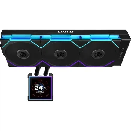 Система жидкостного охлаждения Lian Li HydroShift II LCD-S 360TL Black (G89.GHS2LCDS36TB.00) - Фото 2 Система жидкостного охлаждения Lian Li HydroShift II LCD-S 360TL Black (G89.GHS2LCDS36TB.00) - изображение 2