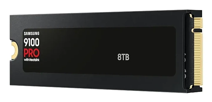 SSD-накопитель Samsung 9100 PRO 8 TB with Heatsink (MZ-VAP8T0CW) - изображение 3