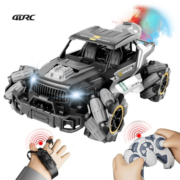 Машинка на радиоуправлении 4D-Y3 4WD с управлением рукой и пультом, RC Drift Car с LED подсветкой, дрифт авто для детей - изображение 4