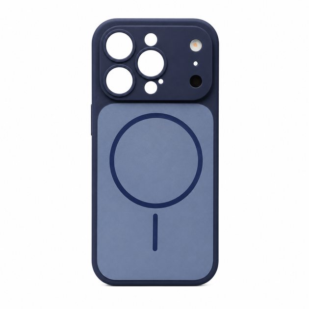 Чехол Silicone Creative Variation Case MAG COVER дизайн 17 Pro Max для Apple iPhone 14 Pro Max Dark Blue - Фото 1 Чехол Silicone Creative Variation Case MAG COVER дизайн 17 Pro Max для Apple iPhone 14 Pro Max Dark Blue - изображение 1