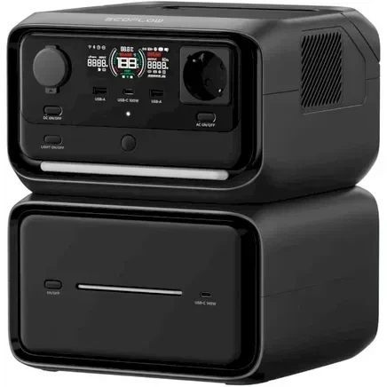 Комплект зарядної станції EcoFlow RIVER 3 Max Plus (EFRIVER3MaxPlus-EU-CBOX) - Фото 1 Комплект зарядної станції EcoFlow RIVER 3 Max Plus (EFRIVER3MaxPlus-EU-CBOX) - зображення 1