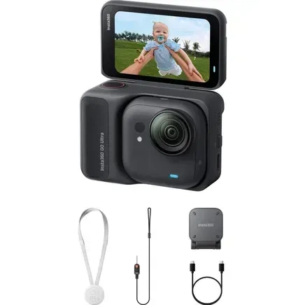 Экшн-камера Insta360 GO Ultra Midnight Black (CINSABEA/B) - изображение 12