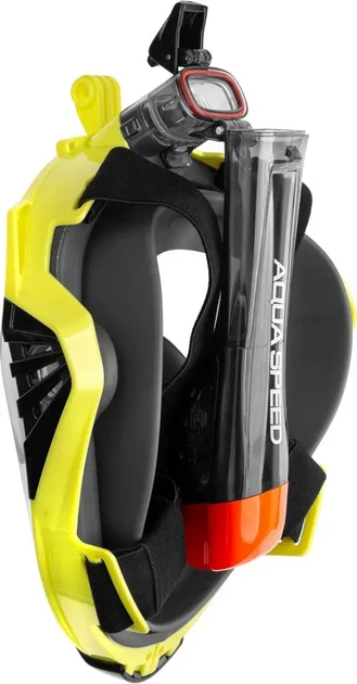 Повнолицьова маска Aqua Speed DRIFT 9942 розмір L/XL, чорно-жовта - изображение 4