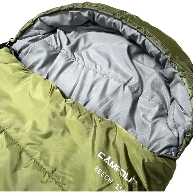 Спальный мешок Campout Beech 150 L Khaki - Фото 2 Спальный мешок Campout Beech 150 L Khaki - изображение 2