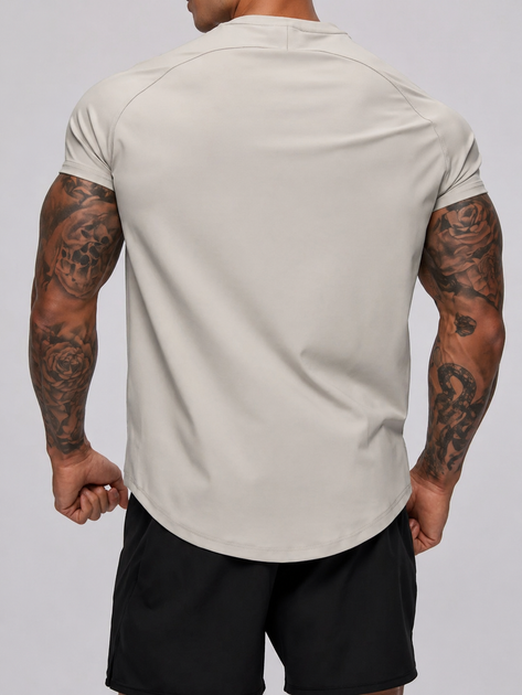 Мужская спортивная футболка Premium Fit Sand M - изображение 2