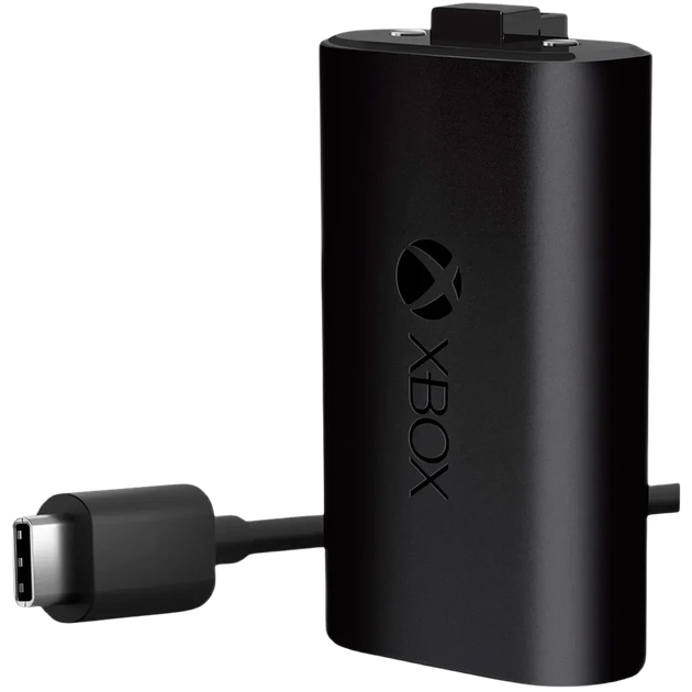 Аккумулятор Microsoft Xbox Series Play and Charge Kit + USB-кабель Type-C Black - Фото 1 Аккумулятор Microsoft Xbox Series Play and Charge Kit + USB-кабель Type-C Black - изображение 1