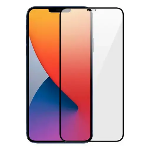 Защитное стекло Veron 3D Curved для iPhone 12 Mini защита от царапин олеофобное покрытие черное - изображение 2