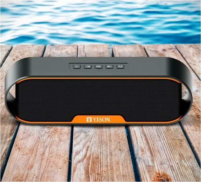 Портативная Bluetooth колонка YISON H4 для музыки и отдыха мощный звук 10 Вт беспроводное подключение 5 часов работы - изображение 2