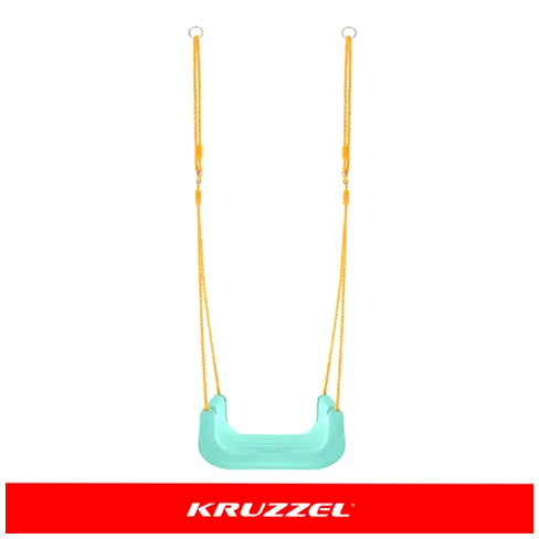 Детские качели 3в1 до 30 кг для дома и сада бирюзово-кремовые Kruzzel HE0316 - Фото 6 Детские качели 3в1 до 30 кг для дома и сада бирюзово-кремовые Kruzzel HE0316 - изображение 6