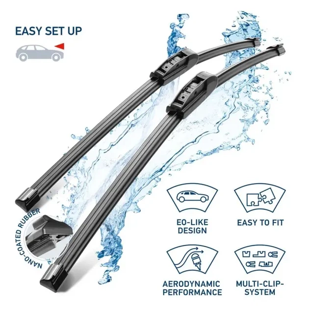 Щітки склоочисника HELLA 9XW358164231 Volkswagen Passat; Audi A4; Jaguar XK; Jeep Patriot, Grand Cherokee; Smart Fortwo; Volvo V70, C70, XC70, S90, V90; Peugeot 206; Renault Clio; Nissan Maxima; Mercedes Sprinter - изображение 4