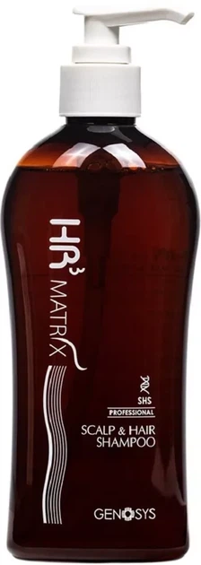 Шампунь от выпадения и для стимуляции роста волос Genosys HR3 Matrix Scalp Shampoo SHS 300 ml - Фото 1 Шампунь от выпадения и для стимуляции роста волос Genosys HR3 Matrix Scalp Shampoo SHS 300 ml - изображение 1