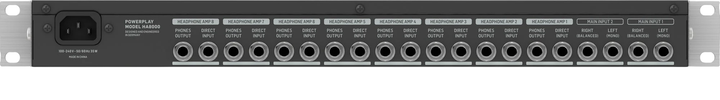 Wzmacniacz słuchawkowy Behringer HA8000 V2 (4033653100663) - obraz 3