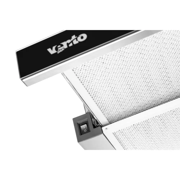 Вбудована витяжка Ventolux Garda 60 BG (1100) LED 2S, 600 мм, чорна, механічна(TO_00-00008130) - зображення 5