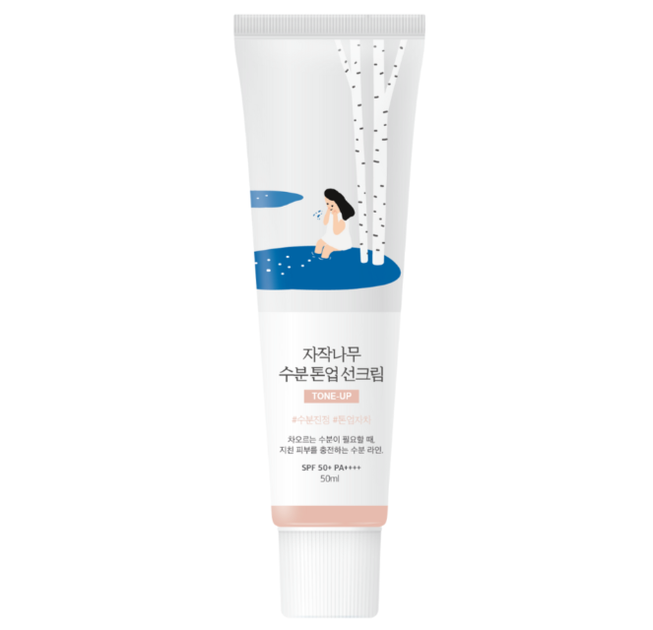 Солнцезащитный тонирующий крем Round Lab Birch Juice Moisturizing Tone Up Sunscreen SPF50 PA++++ 50 мл - Фото 1 Солнцезащитный тонирующий крем Round Lab Birch Juice Moisturizing Tone Up Sunscreen SPF50 PA++++ 50 мл - изображение 1