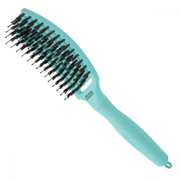 Щетка Finger Brush Care Iconic Boar & Nylon Mint M OLIVIA GARDEN - Фото 2 Щетка Finger Brush Care Iconic Boar & Nylon Mint M OLIVIA GARDEN - изображение 2