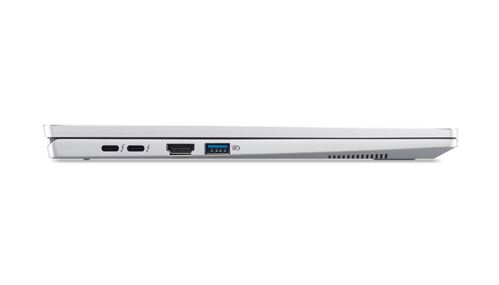 Ноутбук Acer Swift Go 14 SFG14-73-58EP Silver 14" OLED 2880x1800 90 Гц / Intel Core Ultra 5 125H / Intel Arc Graphics / RAM 8 ГБ / LPDDR5 / SSD 512 ГБ / Windows 11 Home / 1.3 кг (NX.KSGAA.002) - изображение 4