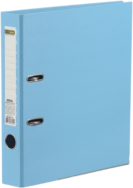Папка-регистратор Buromax A4 Ideal 50 мм Двусторонняя Голубая (BM.3020-14с) - Фото 1 Папка-регистратор Buromax A4 Ideal 50 мм Двусторонняя Голубая (BM.3020-14с) - изображение 1