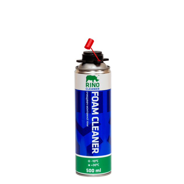 Очисник монтажної піни Rino Foam Cleaner, 500 мл - Фото 1 Очисник монтажної піни Rino Foam Cleaner, 500 мл - изображение 1