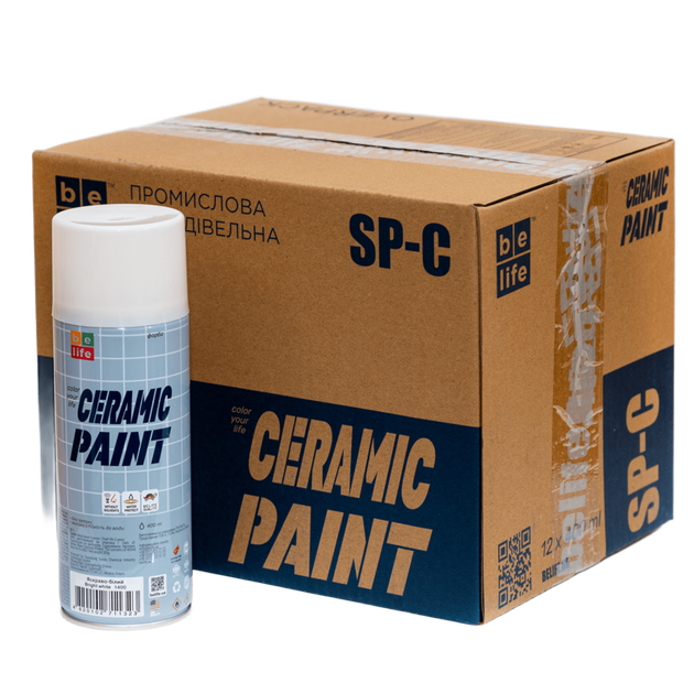 Фарба аерозольна для ванни BeLife Paint for Ceramic, 400 мл - изображение 3