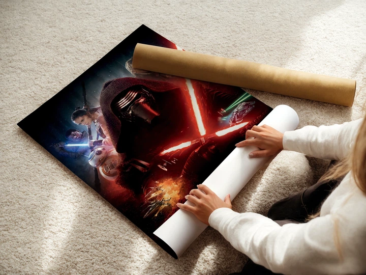Постер Звёздные Войны: Пробуждение Силы, Star Wars: Force Awekens (2015), Кайло Рен, A3 42×28 см (id0007) - изображение 3