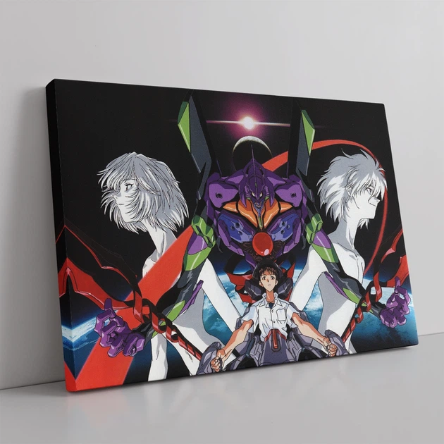 Інтер'єрна картина Євангеліон, Neon Genesis Evangelion, аніме, 60×85 см (id4086) - зображення 2