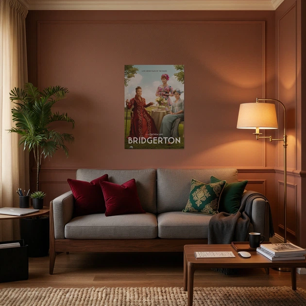 Постер Бриджертоны, Bridgerton, сериал, A3 42×30 см (id6712) - изображение 2