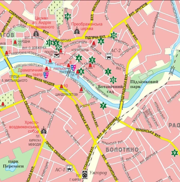 Закарпатская область. Карта автомобильных дорог м-б 1:250 000 - Фото 2 Закарпатская область. Карта автомобильных дорог м-б 1:250 000 - изображение 2