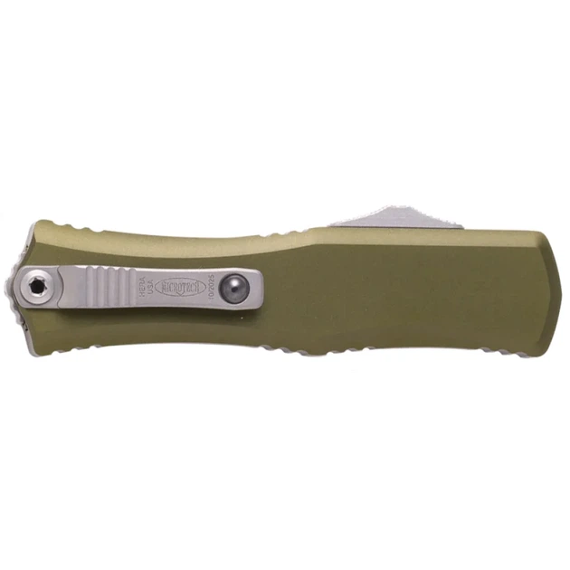 Нож Microtech Hera II Mini D/E Stonewash Od Green Полусеррейтор - изображение 2