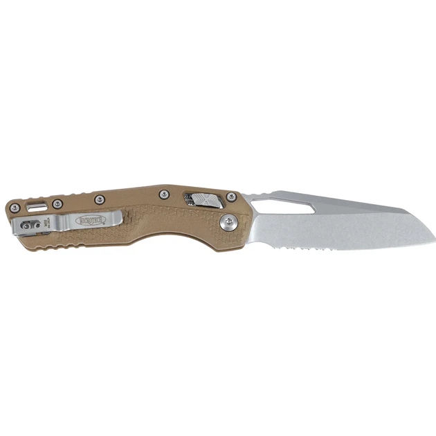 Нож Microtech MSI Stonewash PS Tri-Grip Polymer Dark Earth - изображение 2