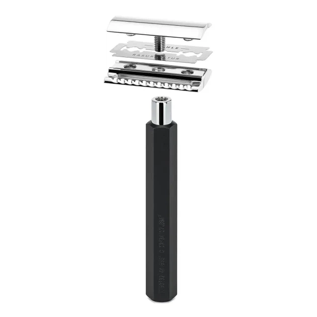Безпечна бритва Hexagon графіт мод. R HXG Graphite SR Muehle - Фото 2 Безпечна бритва Hexagon графіт мод. R HXG Graphite SR Muehle - зображення 2