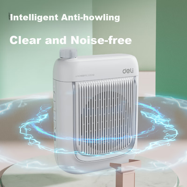 Мегафон Deli 13 Вт для учителя с поясным микрофоном Bluetooth - Фото 7 Мегафон Deli 13 Вт для учителя с поясным микрофоном Bluetooth - изображение 7