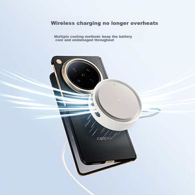 Зарядное устройство OPPO Magnetic Turbo 2 AIRVOOC беспроводное 50Вт, для Apple/OPPO/OnePlus - изображение 4