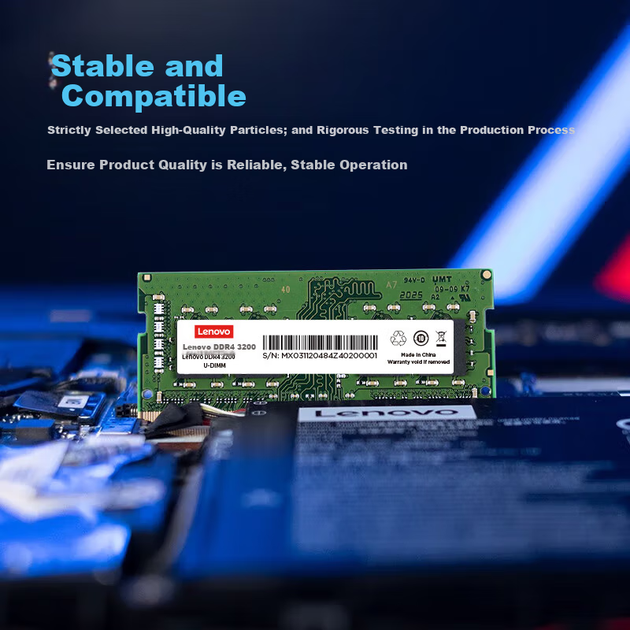 Оперативна пам'ять Lenovo SODIMM DDR4-3200 8192MB PC4-25600 - зображення 4