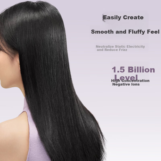 Фен Laifen High-Speed Hair Dryer, быстросохнущий домашний электрический фен с отрицательными ионами, подарок на день рождения, SE Lite Milk Tea Color + насадка для сушки + подставка - изображение 4
