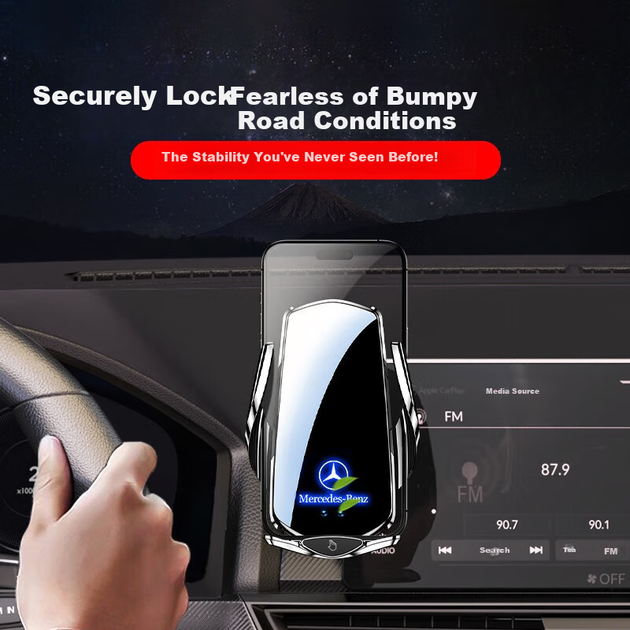 Тримач Zhicheng для телефону автомобільний для Mercedes-Benz GLC, бездротова зарядка - Фото 8 Тримач Zhicheng для телефону автомобільний для Mercedes-Benz GLC, бездротова зарядка - зображення 8