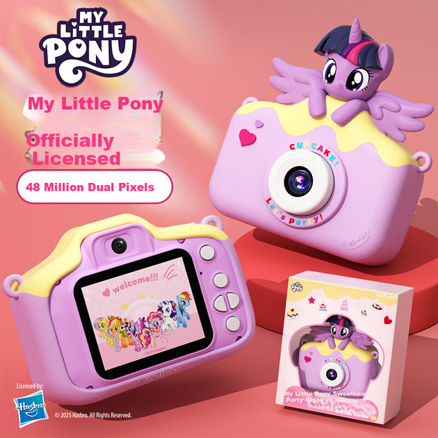 Камера детская My Little Pony HD фиолетовая - Фото 5 Камера детская My Little Pony HD фиолетовая - изображение 5