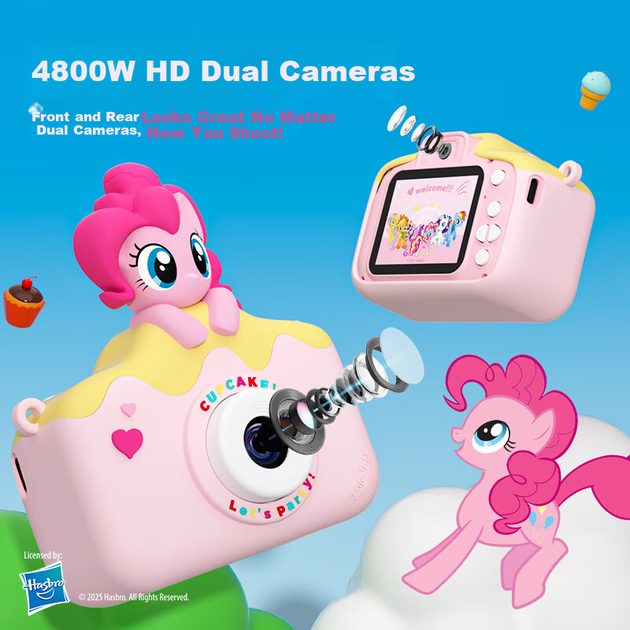 Камера детская My Little Pony HD фиолетовая - Фото 8 Камера детская My Little Pony HD фиолетовая - изображение 8