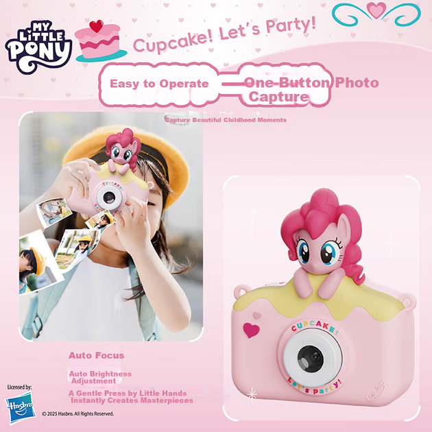 Камера детская My Little Pony HD фиолетовая - Фото 11 Камера детская My Little Pony HD фиолетовая - изображение 11