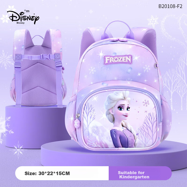 Рюкзак Disney для девочек 3-6 лет, ультралегкий, дышащий, вместительный, водостойкий, нескользящий, с рисунком «Холодное сердце». - Фото 11 Рюкзак Disney для девочек 3-6 лет, ультралегкий, дышащий, вместительный, водостойкий, нескользящий, с рисунком «Холодное сердце». - изображение 11