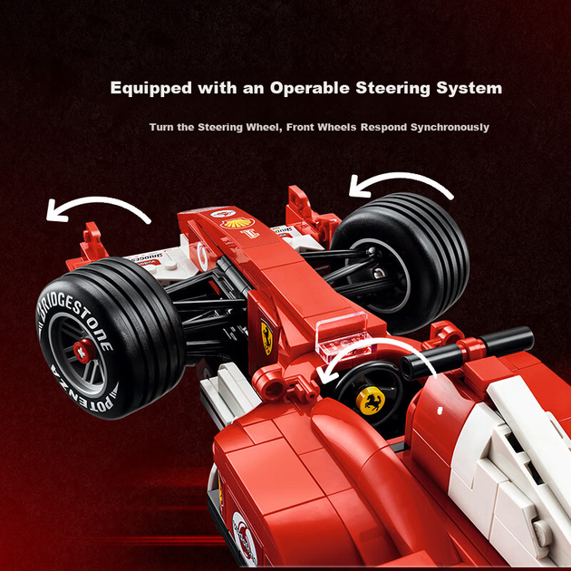 Конструктор LEGO Ferrari F2004 з мініфігуркою Михаеля Шумахера 735 деталей (11375) - зображення 8