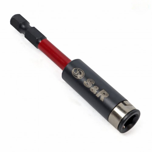 Битодержатель с шариковым фиксатором S&R 1/4" x 75 мм (161080002) - Фото 1 Битодержатель с шариковым фиксатором S&R 1/4" x 75 мм (161080002) - изображение 1